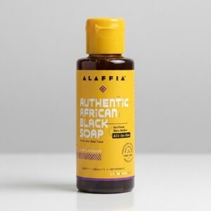 Alaffia Authentic African Black Soap Travel Size New